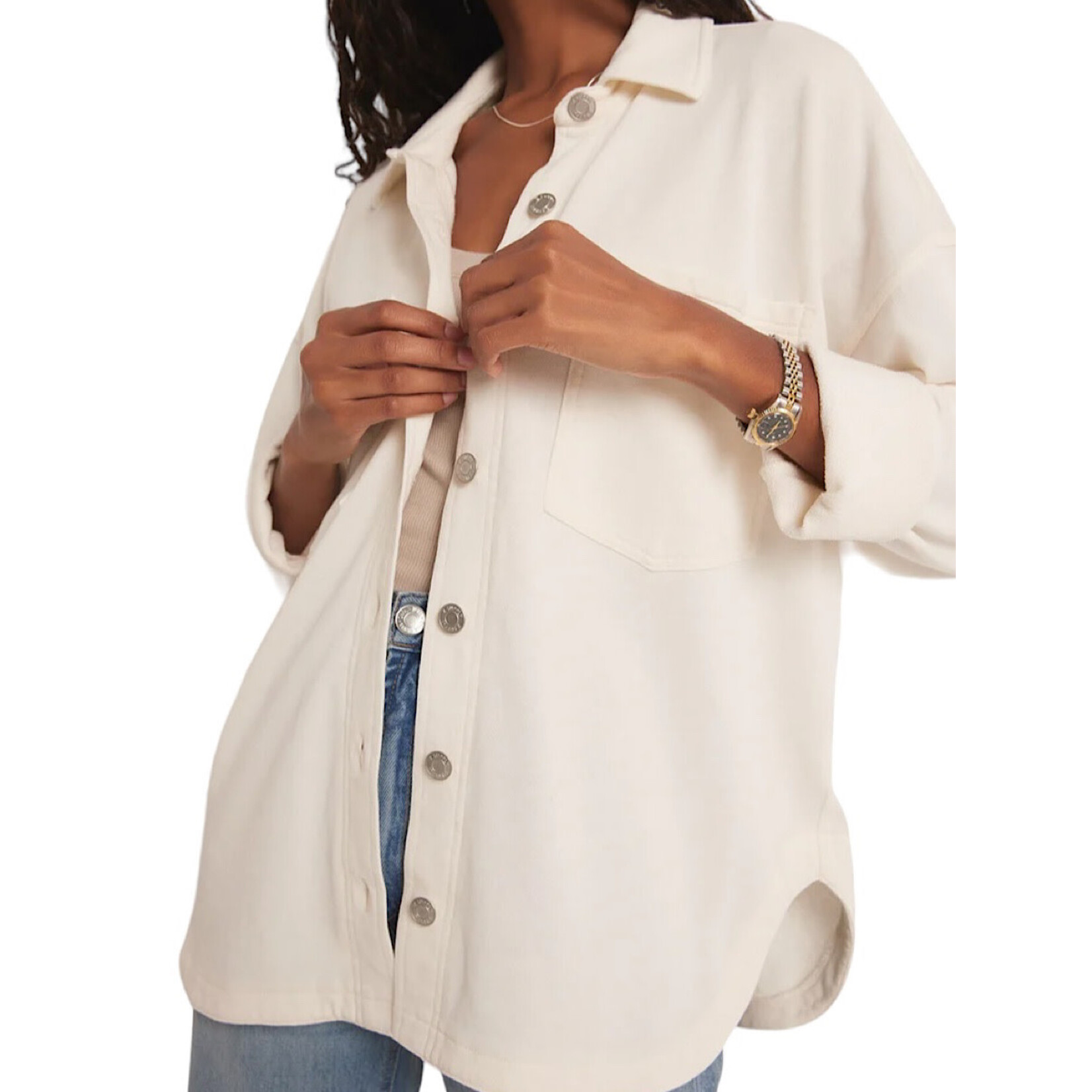 Z Supply Z Supply All Day Knit Jacket Sandstone