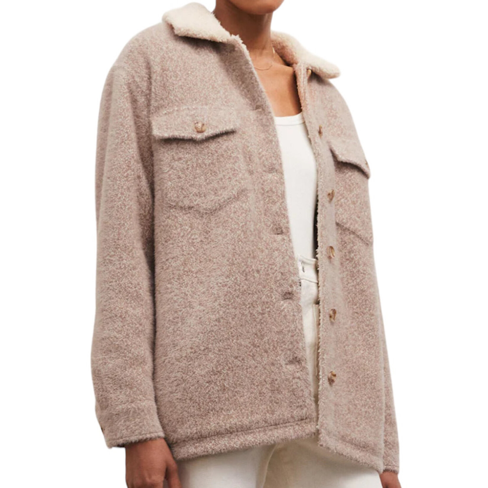 Z Supply Z Supply Jordan Jacket Heather Latte