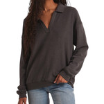 Z Supply Z Supply Nico Reverse Fleece Asphalt