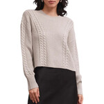 Z Supply Z Supply Eternal Metallic Cable Sweater Dove