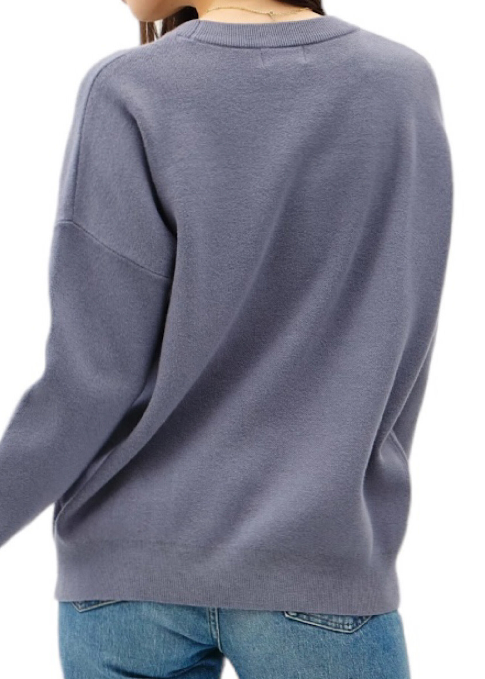Slate Blue Lennox Sweater