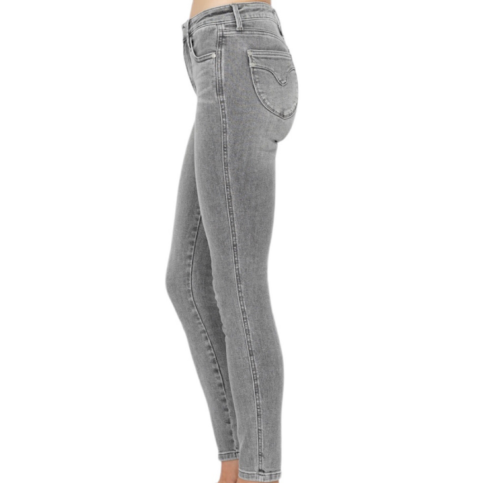 Judy Blue JB88862 Mid-Rise Tummy Control Shield Pocket Skinny