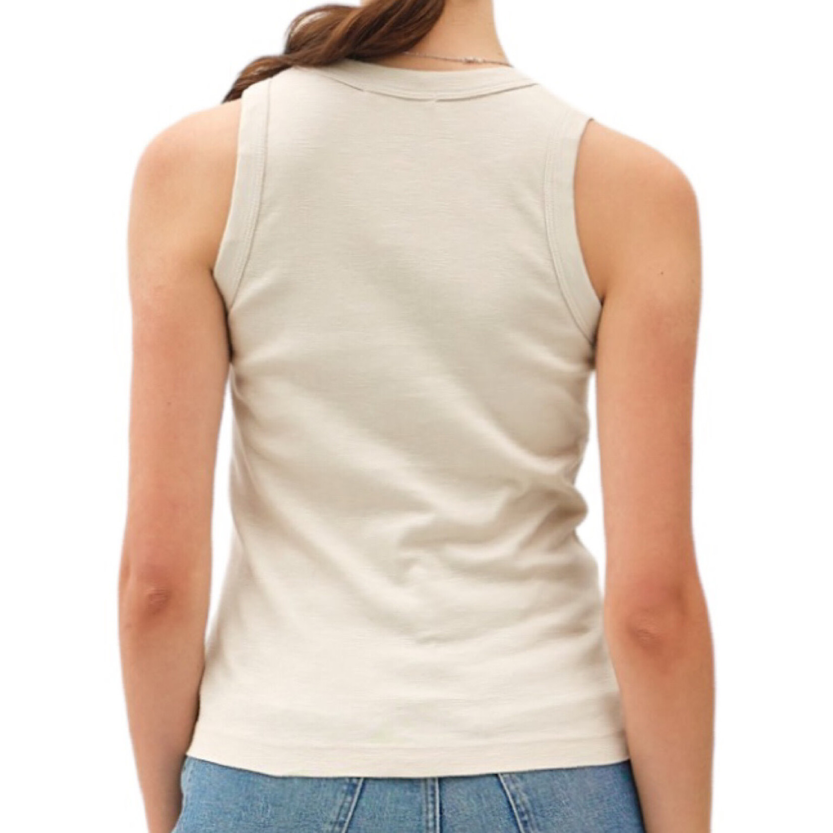 Natural V-Neck Cooper Tank