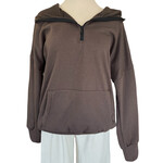 Plus Expresso Hooded Cotton Sweatshirt