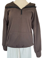 Plus Expresso Hooded Cotton Sweatshirt