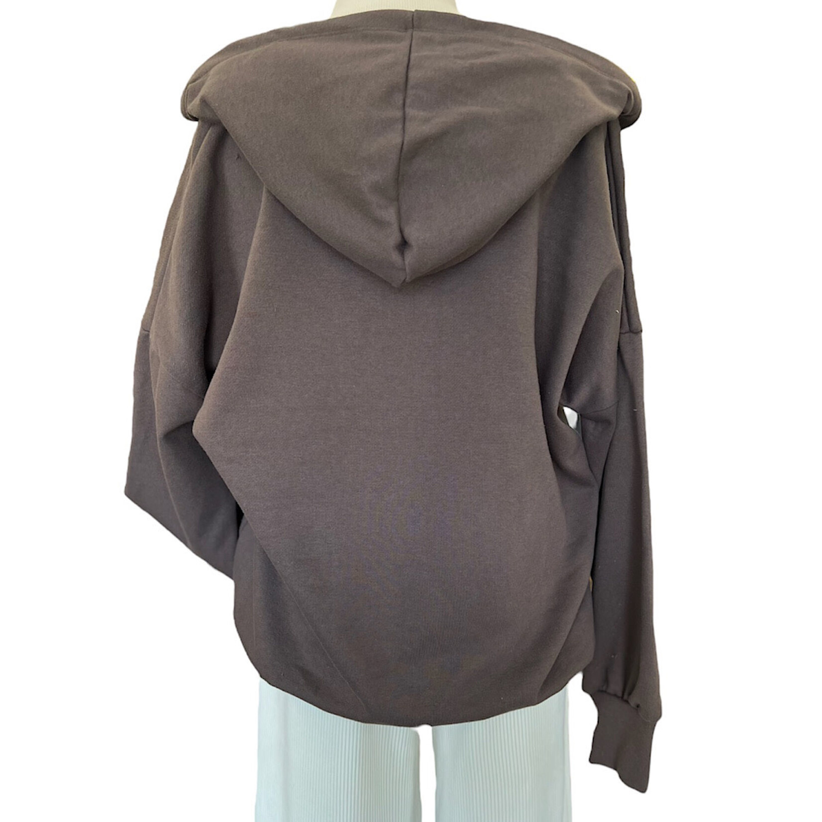Plus Expresso Hooded Cotton Sweatshirt
