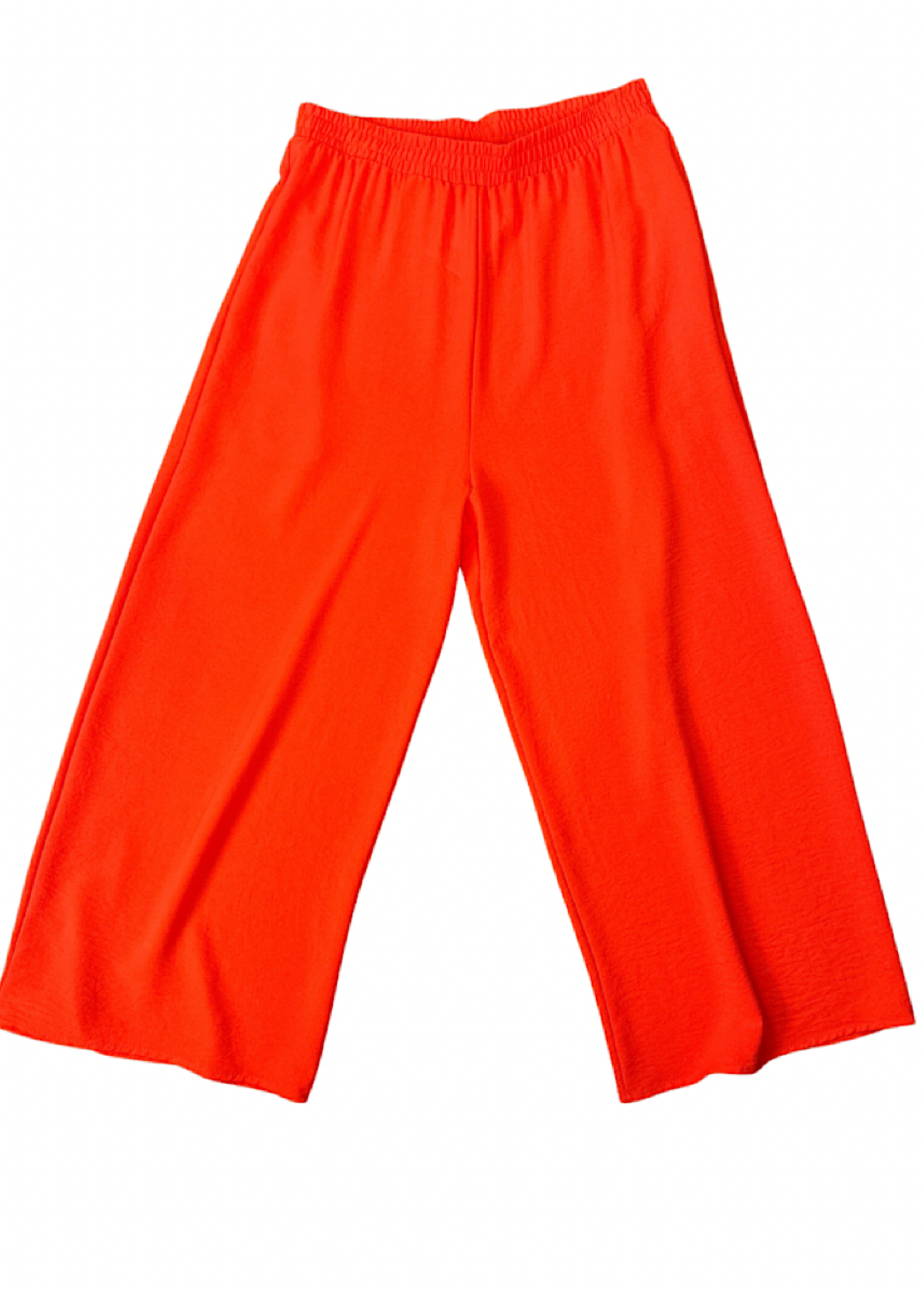 Hot Coral Air Flow Pants With Side Pocket