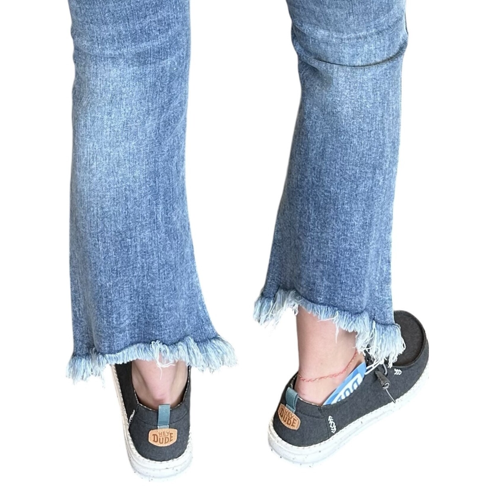 Hidden Hidden Happy Mid Rise Cropped Flare HD3775C-M