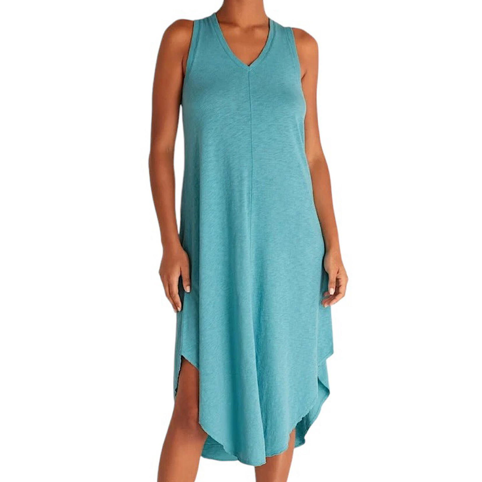 Z Supply Z Supply The Reverie Slub Dress Cabana Teal
