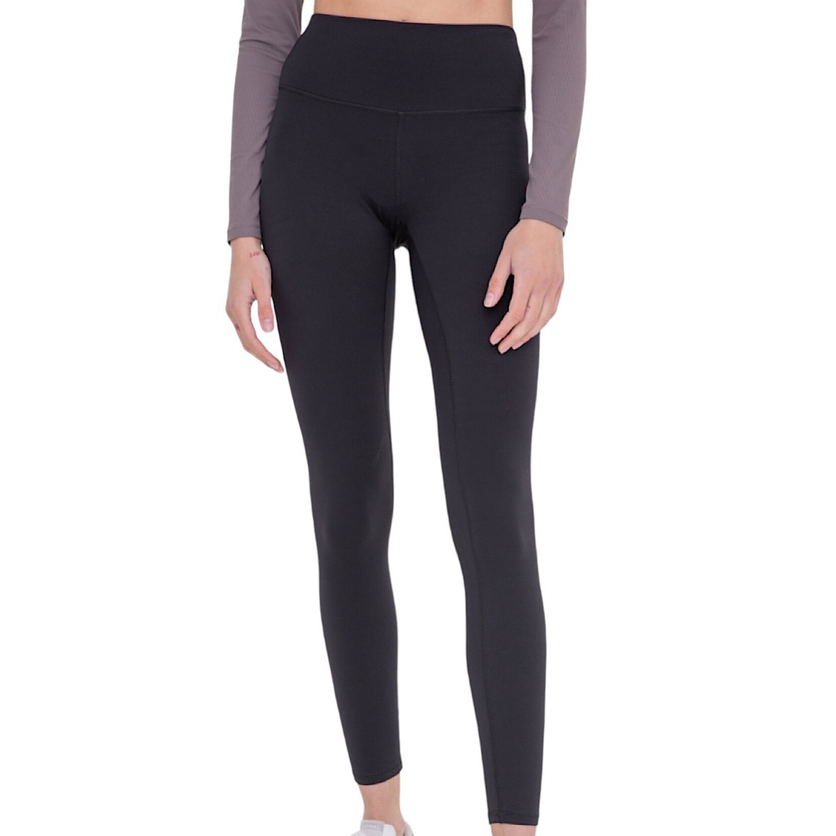 Black Manhattan Minimal High-Waist Leggings
