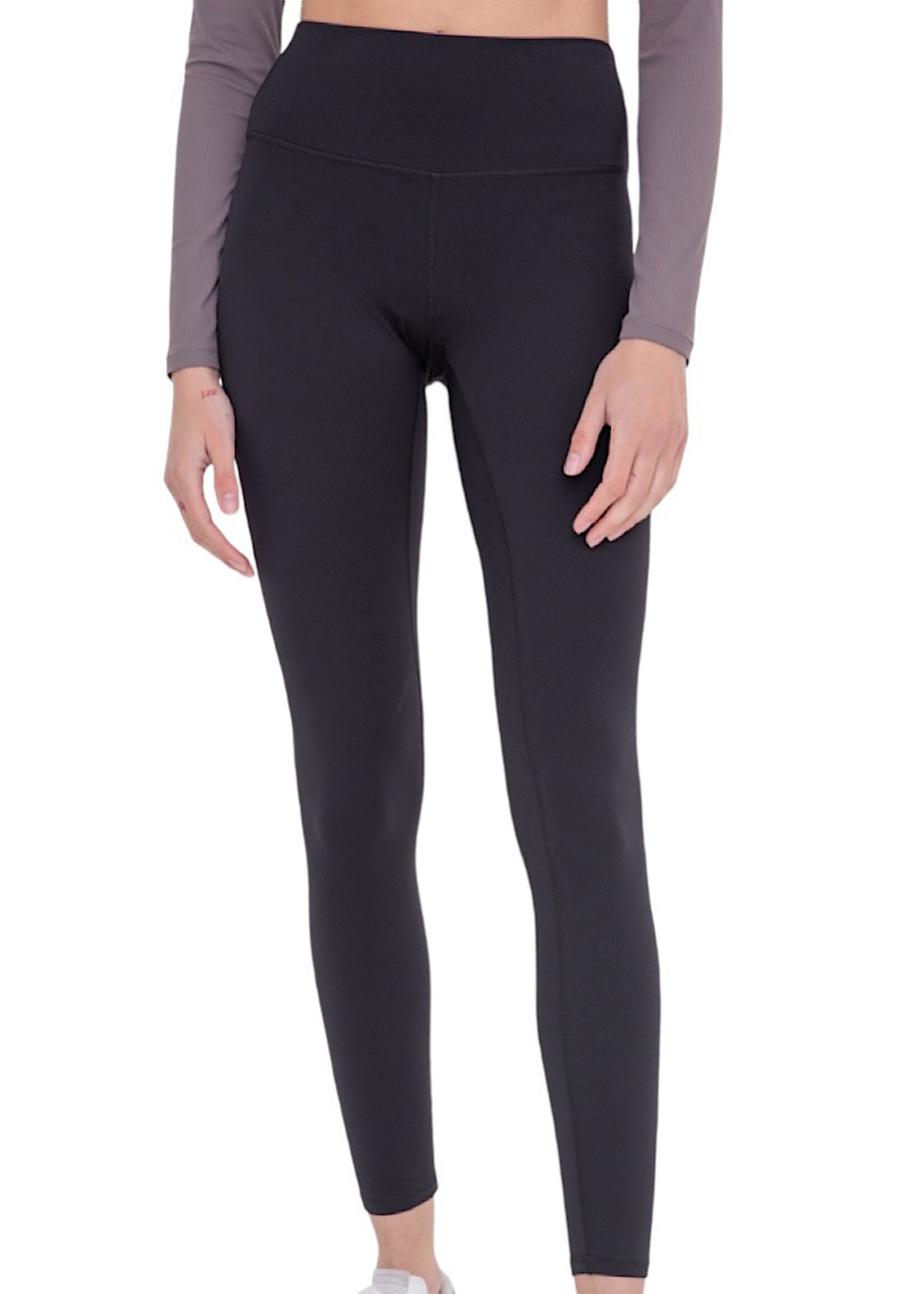 Black Manhattan Minimal High-Waist Leggings