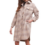 Z Supply Z Supply Sonoma Plaid Jacket Orchid Rain