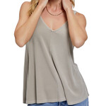 Stone Flowy V Neck Knit Tank