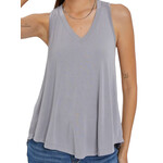 Pebble Soft V Neck Knit Tank