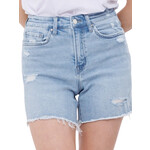 Mica Denim Mica High Rise Midi Stretch Shorts MDP-H232