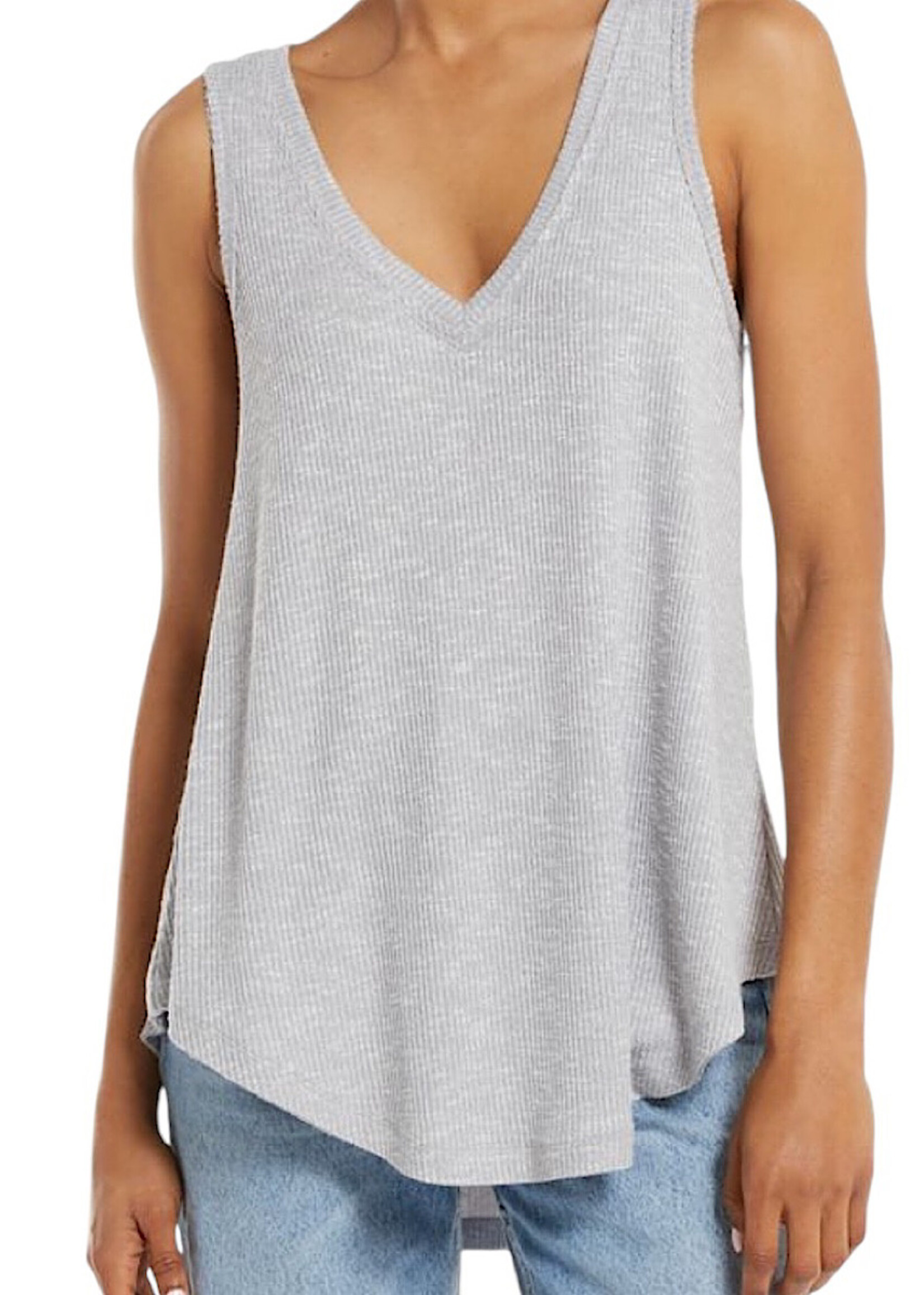 Z Supply Z Supply The Rib Hacci Vegabond Heather Grey