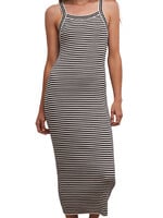 Z Supply Z Supply Brooks Stripe Midi Dress Black