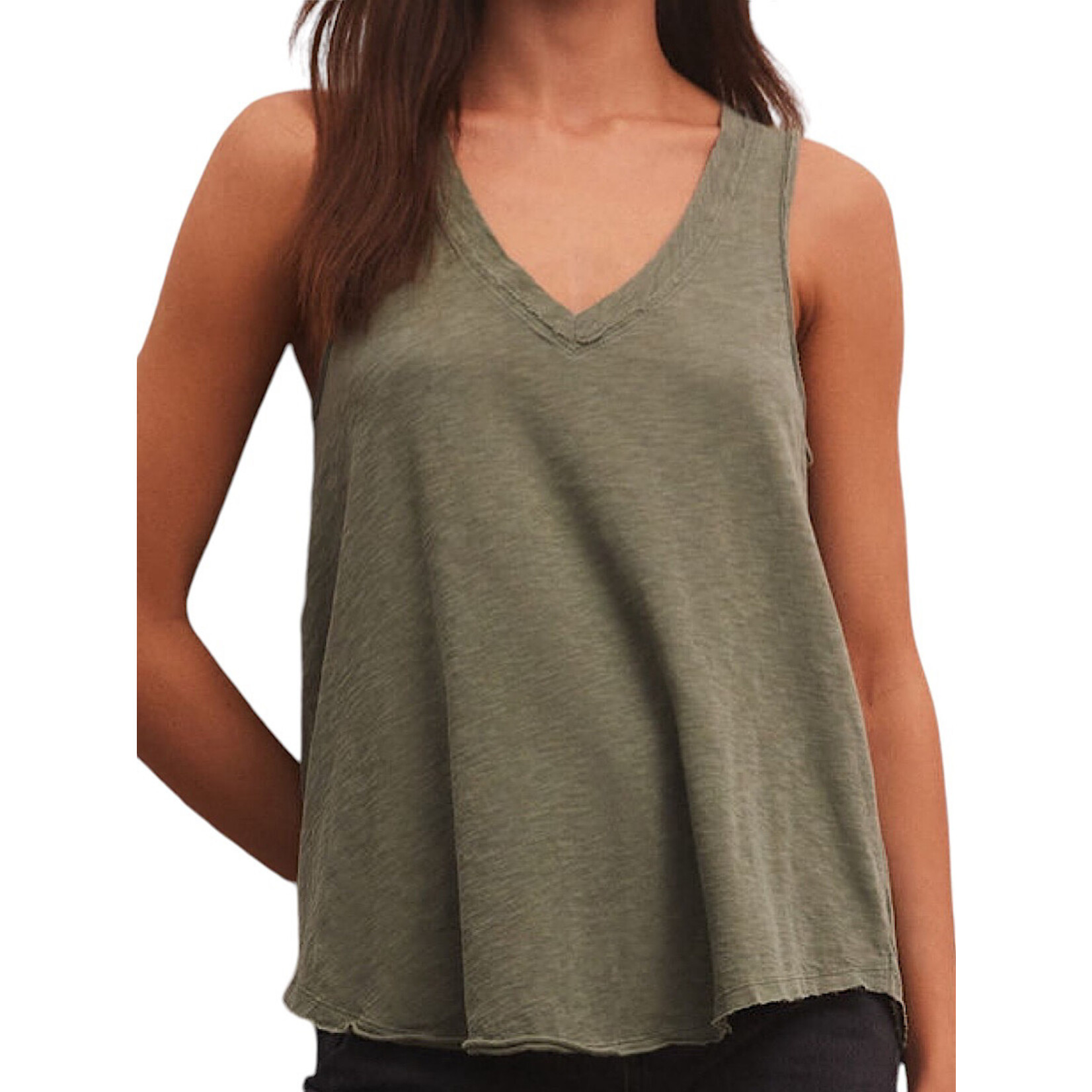 Z Supply Z Supply Sun Drenched Vagabond Tank Evergreen