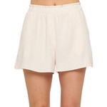 Cream Short Pants