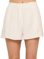 Cream Short Pants