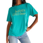Z Supply Z Supply Hot Days Cold Beer Tee Tropical Teal