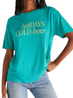 Z Supply Z Supply Hot Days Cold Beer Tee Tropical Teal