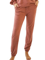 Rust Brushed Terry Joggers