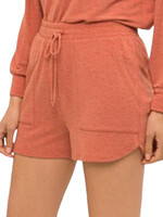 Rust Soft French Terry Shorts