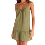 Z Supply Z Supply Amalia Gauze Dress Olive Branch