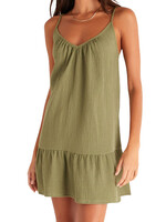 Z Supply Z Supply Amalia Gauze Dress Olive Branch