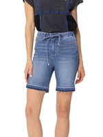 Judy Blue Judy Blue Medium Wash High Waist Release Hem Shorts JB150177