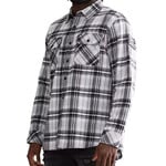 Defeat L/S Flannel-White