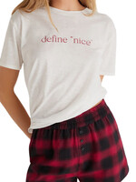 Z supply Boyfriend Tee  Define " Nice"