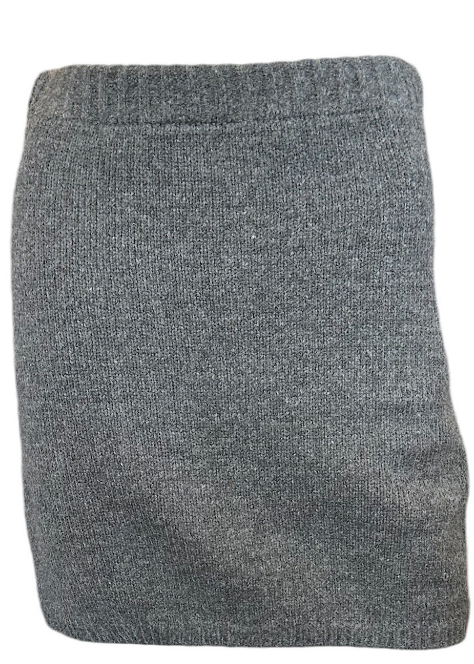 Charcoal Sweater Skirt
