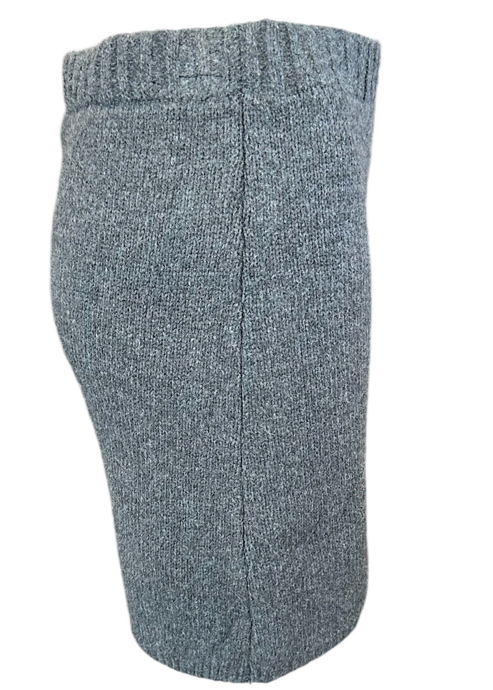 Charcoal Sweater Skirt