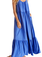 Z Supply Z Supply Lido Slub Midi Dress Pacific Blue