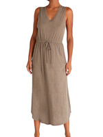 Z Supply Z Supply Lovewell Slub Maxi Dress Moss Grey