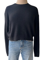 Black Plush Sweater