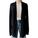 Open Front Wool Cardigan