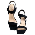 Black Ankle Strap Dress Heel