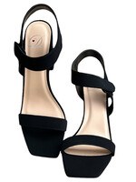 Black Ankle Strap Dress Heel