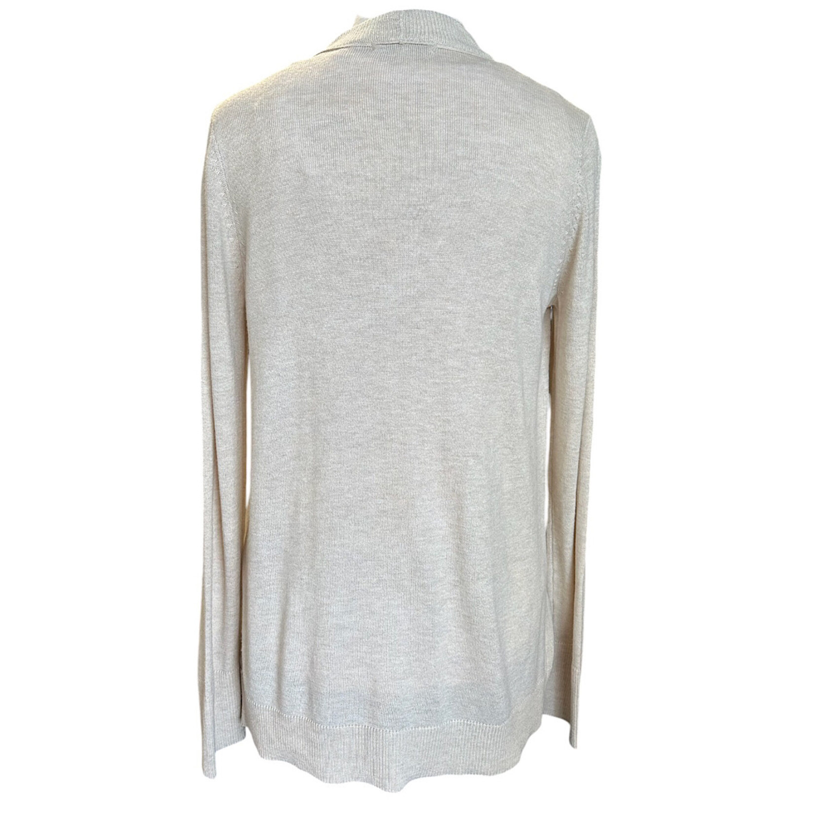 Open Front Wool Cardigan