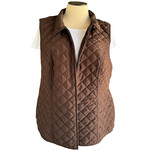 Chocolate Brown Vest Size 2X-RF