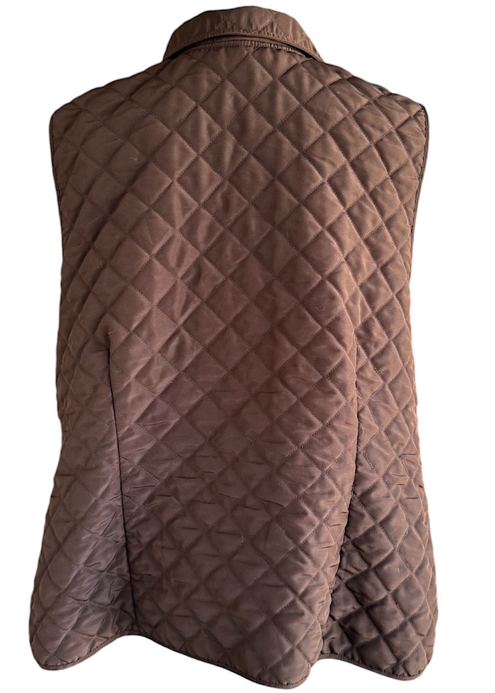 Chocolate Brown Vest Size 2X-RF