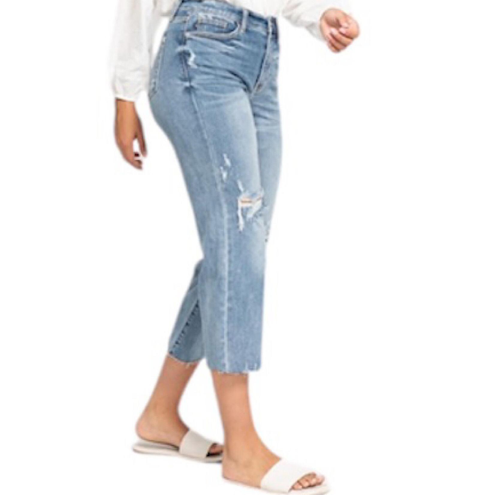 Judy Blue JB82256REG High Waist Cropped Wide Leg