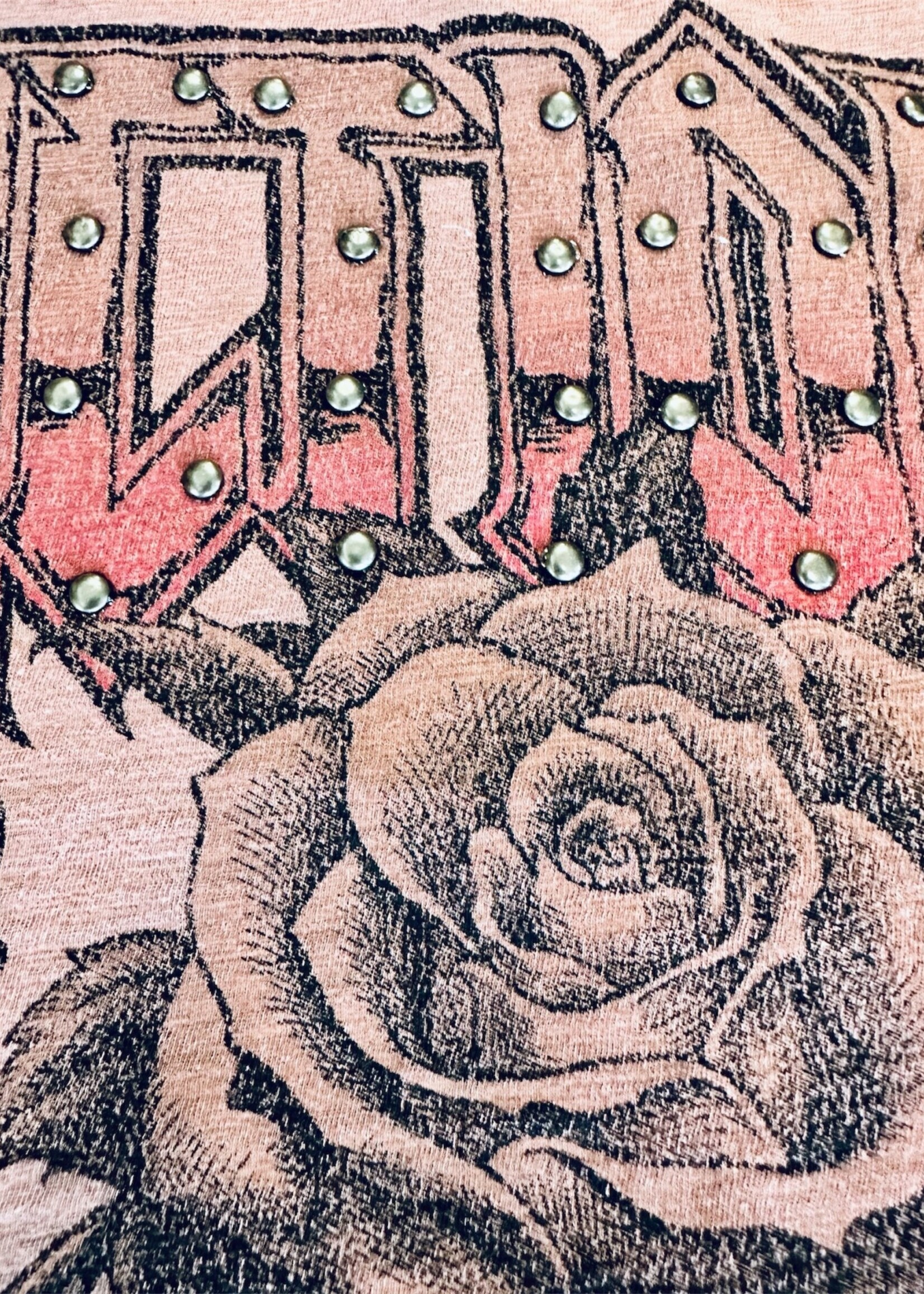 Affliction Oversized Tee Tour of Roses