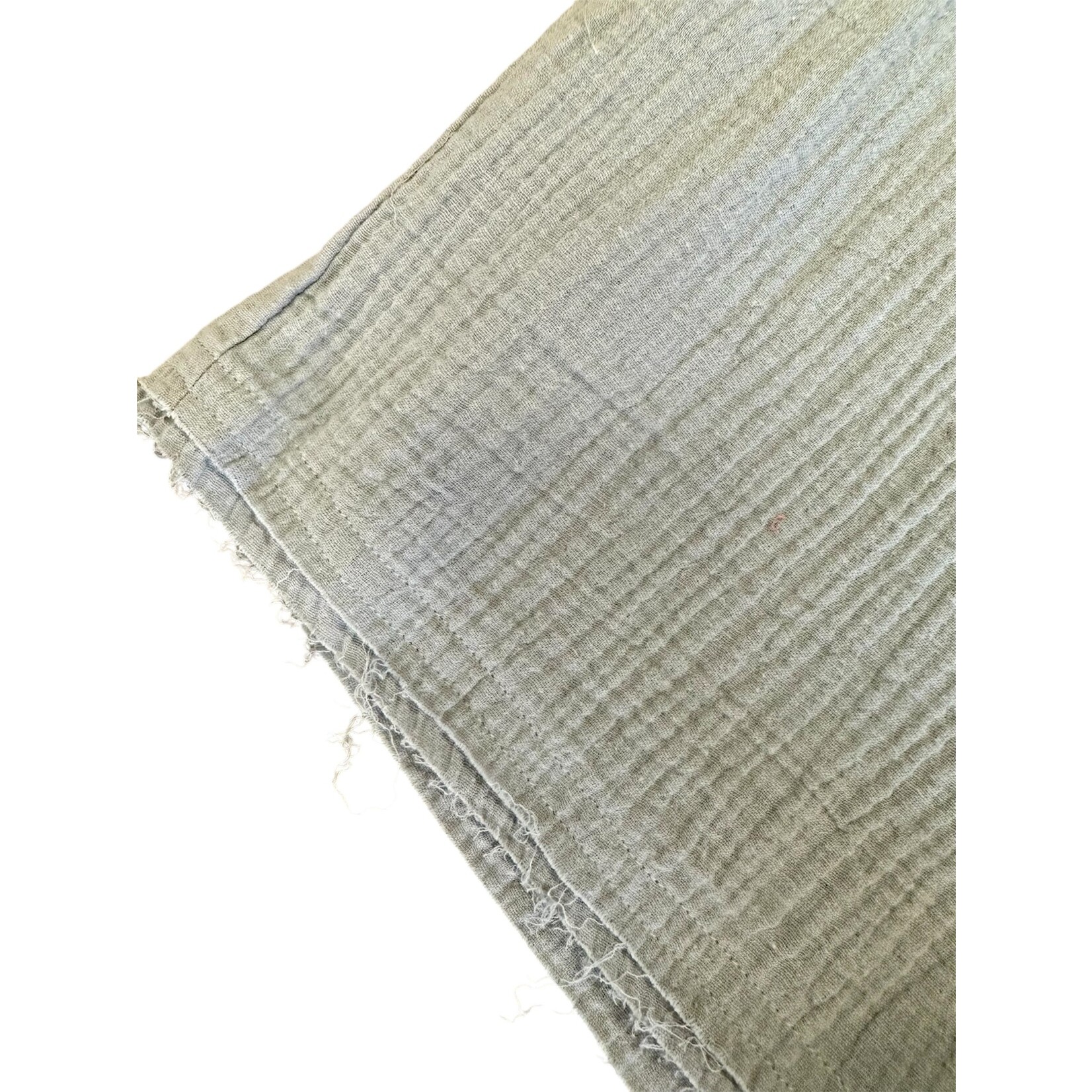 Plus Dusty Blue Gauze Shorts