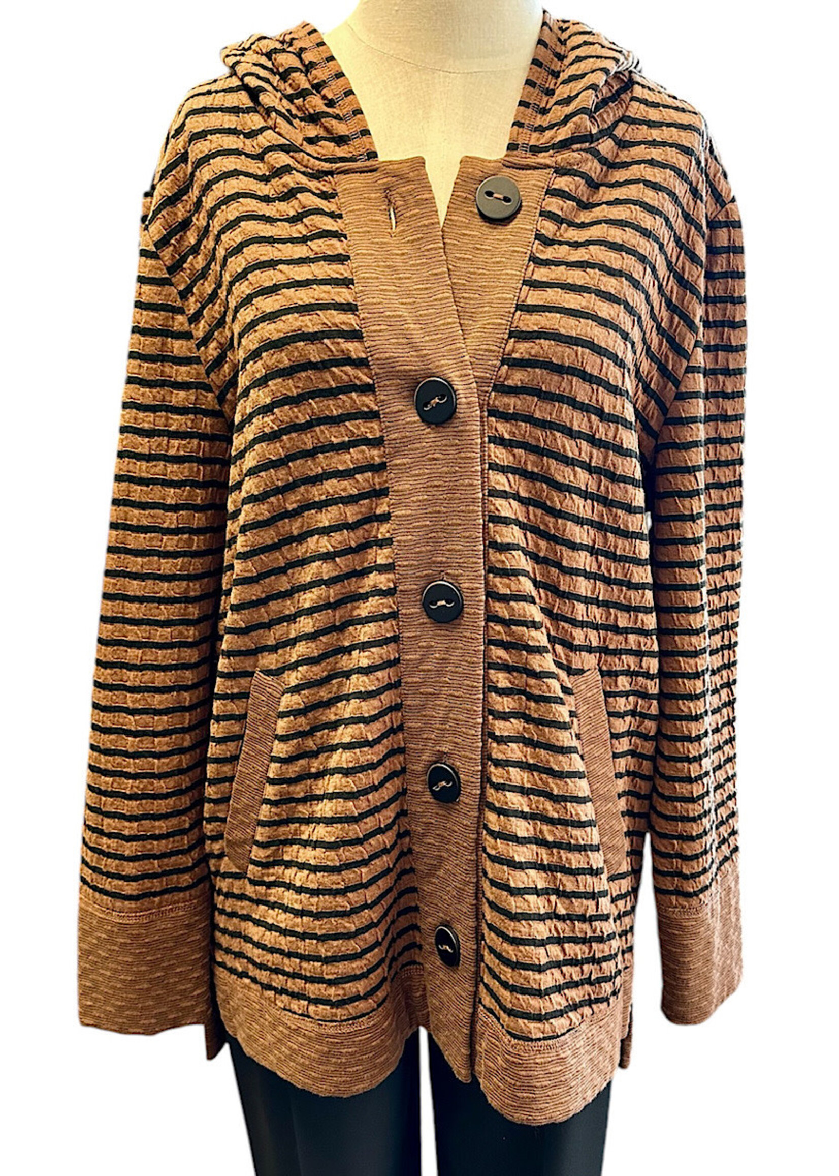 Choco Shirttail Hoodie