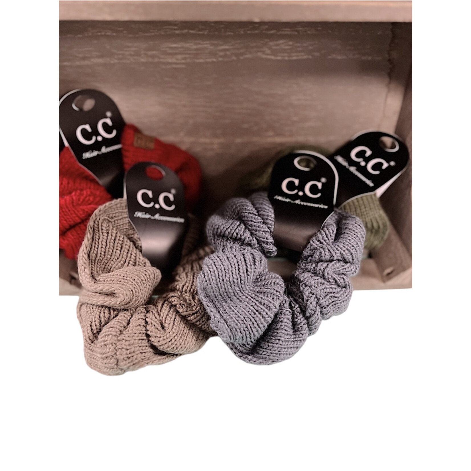 C.C Knit Scrunchie