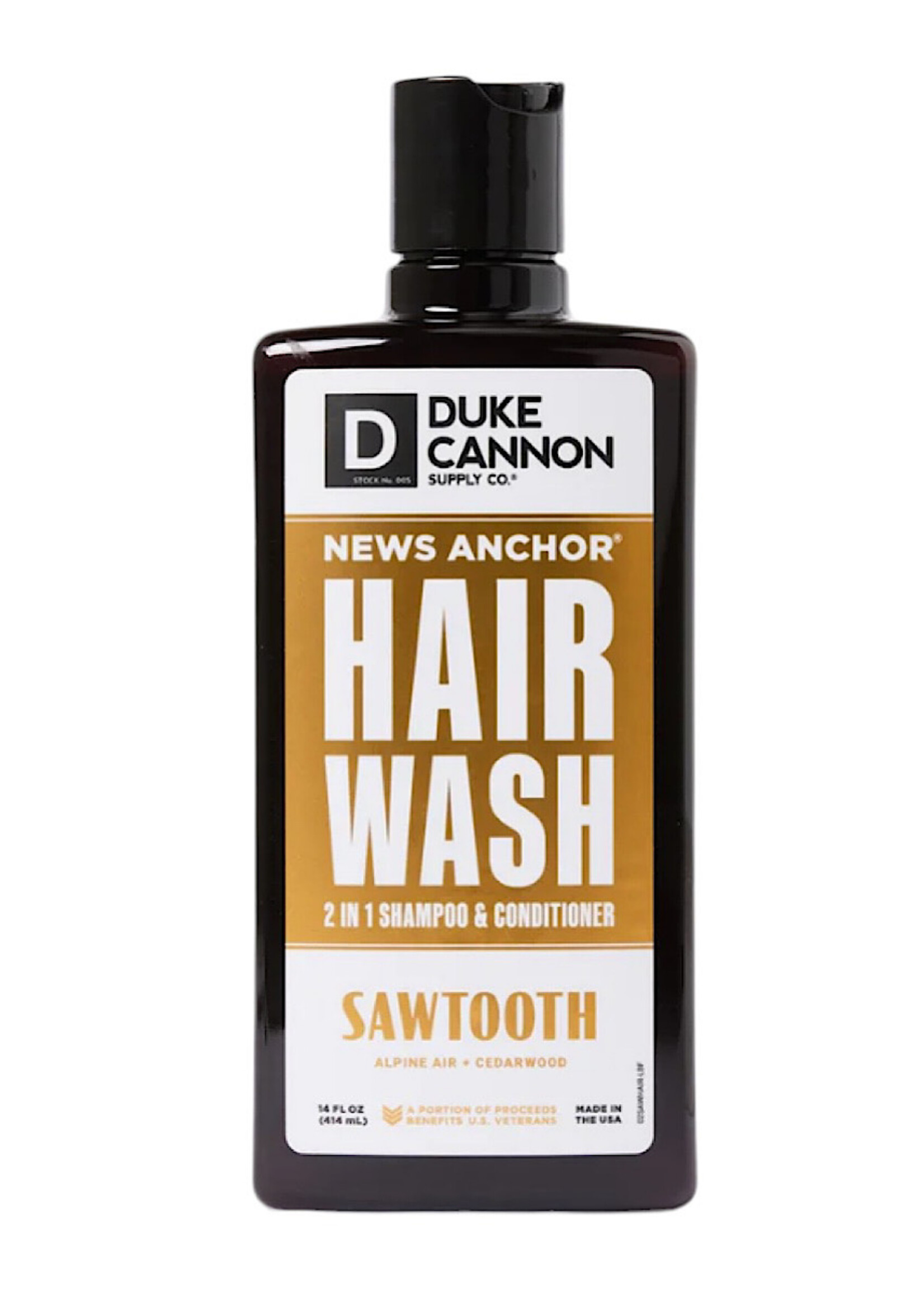 Duke Cannon Duke Cannon News Anchor 2-in-1 Hair Wash - Sawtooth